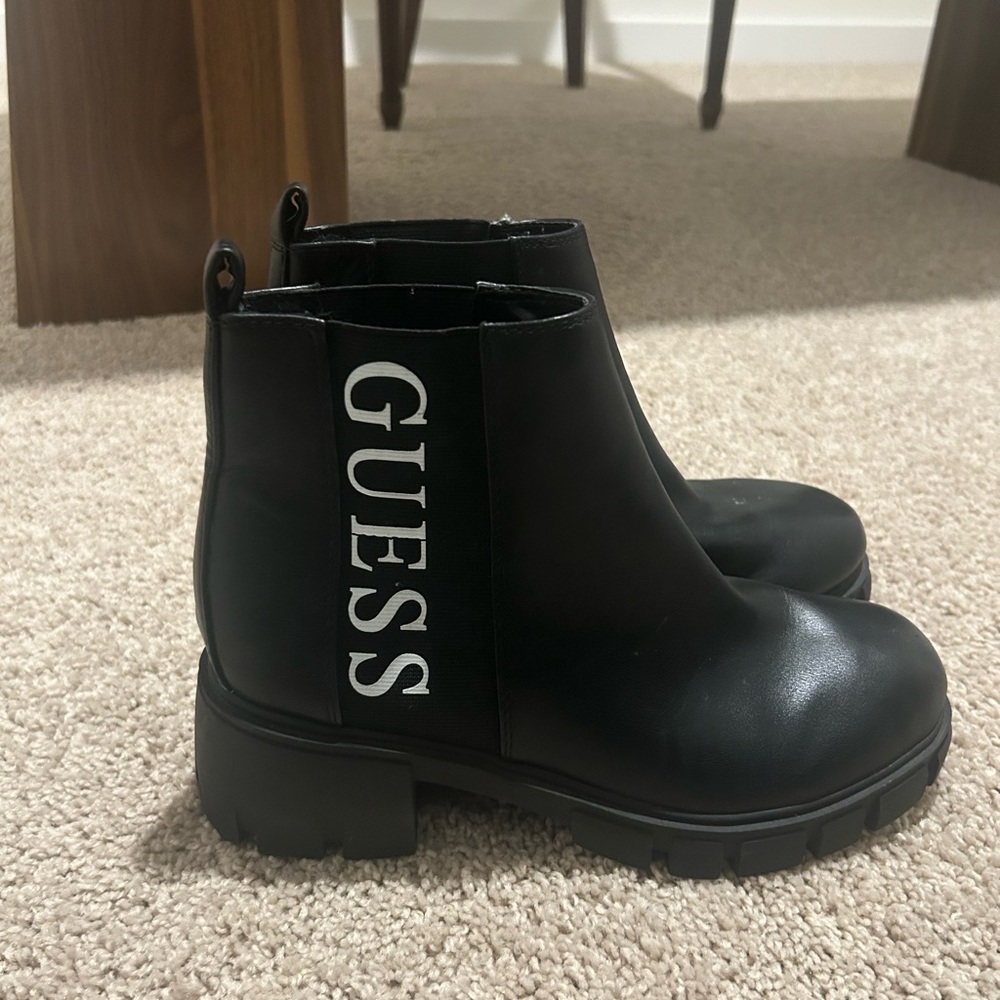 GUESS Women's Black Ankle Boots